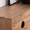 Commode rétro 8 tiroirs en acacia naturel "Spot"