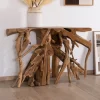 Console en racine de teck naturelle "Kanoa"