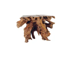 Console racine de teck " Roots"