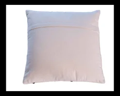 Coussin de canapé blanc cassé et noir 