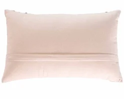 Coussin en tissu motif brodé et imprimé "Matis" 50 x 30 cm