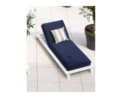 Coussin imprimé en coton et lin 