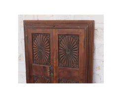 Double porte indienne ornementale modèle unique "Vieille Porte"