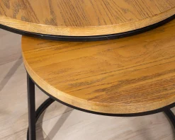 Duo de tables basses gigognes 