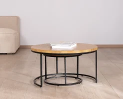 Duo de tables basses gigognes 