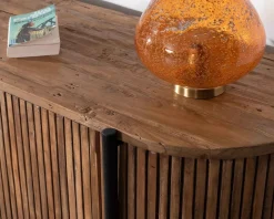 Enfilade 200 cm avec portes et tiroirs en bois exotiques 