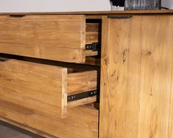 Enfilade rétro en teck naturel recyclé "Bahia"