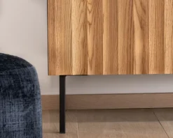 Enfilade style newtro en frêne massif 