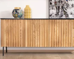 Enfilade style newtro en frêne massif 