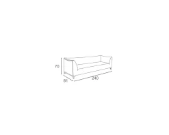 Ensemble de jardin gris foncé aluminium et tissu Sunbrella "Andaman Island"