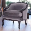 Fauteuil tissu ultra confort style classique chic "Legacy"
