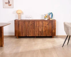 Grand bahut 180 cm en bois de palissandre "Rosewood"