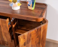 Grand bahut 180 cm en bois de palissandre 