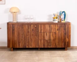 Grand bahut 180 cm en bois de palissandre 