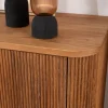 Grand bahut style rétro en chêne huilé 180 cm "Winton"