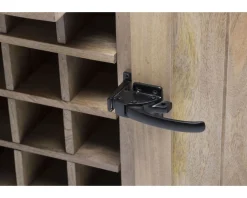 Grand billot de cuisine bois massif plateau pierre "Grand Chef" 165 cm