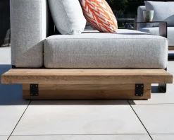 Grand canapé modulaire 5 places de jardin 