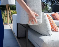 Grand canapé modulaire 5 places de jardin 