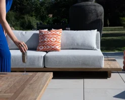 Grand canapé modulaire 5 places de jardin 