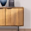 Grand meuble TV 200 cm en teck recyclé "Bahia" style rétro