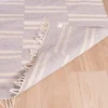 Grand tapis bicolore frangé 200 x 300 cm "Ethnic"
