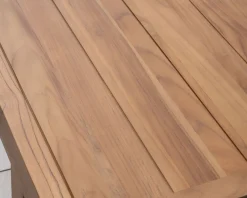 Grande table de repas extérieure 240 cm en teck 
