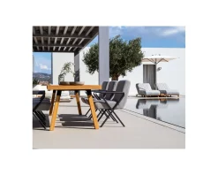 Grande table outdoor en teck massif 240 cm 