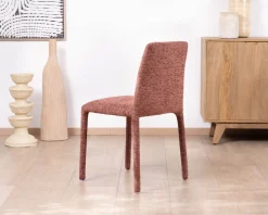 Lot de 4 chaises de repas empilables avec habillage intégral 