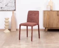 Lot de 4 chaises de repas empilables avec habillage intégral 
