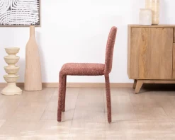 Lot de 4 chaises de repas empilables avec habillage intégral 