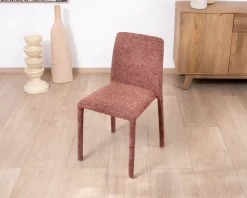Lot de 4 chaises de repas empilables avec habillage intégral 