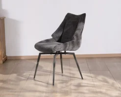 Lot de 2 chaises de repas contemporaines design 