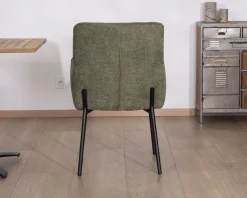 Lot de 2 chaises de repas look rétro 