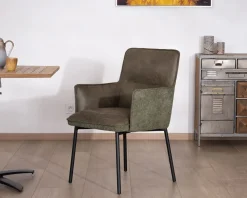 Lot de 2 chaises de repas look rétro 