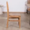 Lot de 2 chaises de repas en acacia massif "Conoa"