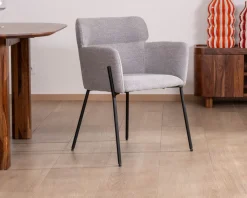 Lot de 2 chaises de repas contemporaines 