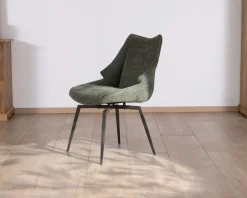 Lot de 2 chaises de repas design et enveloppantes 