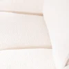 Lot de 2 chaises pivotantes sur pied étoile en métal "Biorg" en tissu blanc