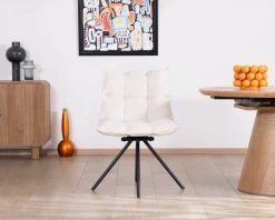 Lot de 2 chaises pivotantes 360° 