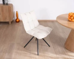 Lot de 2 chaises pivotantes 360° 