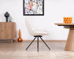 Lot de 2 chaises pivotantes 360° 