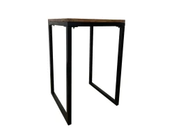 Mange-debout carré en bois exotique 70x70 cm 