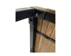 Mange-debout carré en bois exotique 70x70 cm 