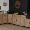 Meuble avec plateau granit pour four et plaques de cuisson "Grand Chef"
