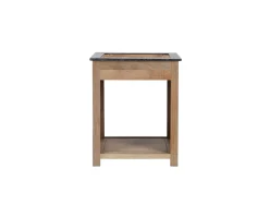 Meuble avec plateau granit pour four et plaques de cuisson 
