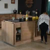 Meuble bois massif de cuisine 1 porte "Grand Chef"