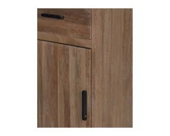 Meuble de cuisine bois massif 1 porte 1 tiroir 
