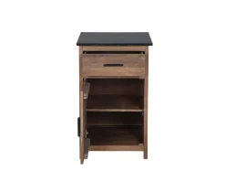 Meuble de cuisine bois massif 1 porte 1 tiroir 