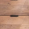 Meuble de rangement bas 160 cm avec tiroirs "Uky" design contemporain esprit rétro
