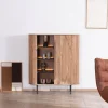 Meuble de rangement design rétro "Bopee" étagères avec éclairage LED
